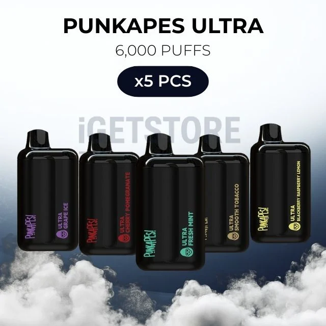5 PCS – Punkapes Ultra 6000 Puffs