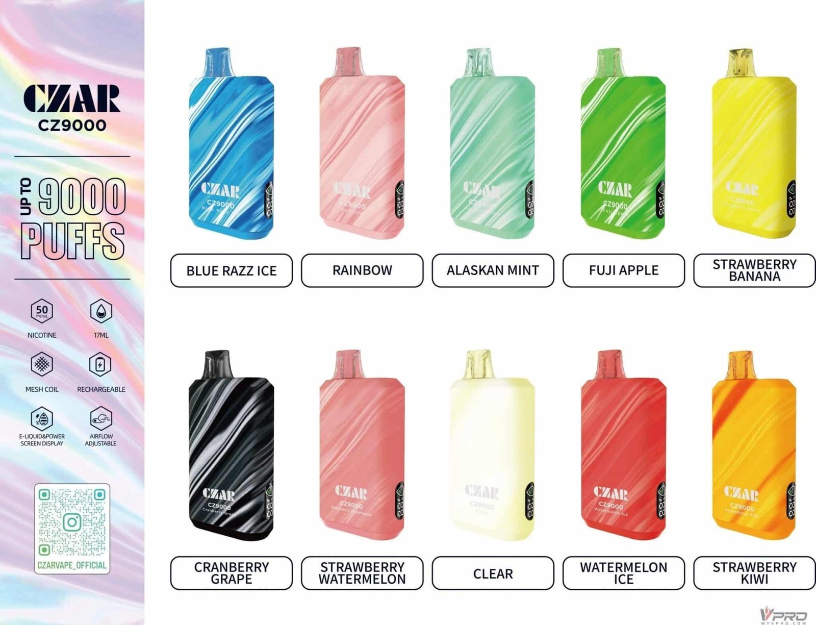 CZAR CZ9000 Puffs Disposable BOGO - Image 2