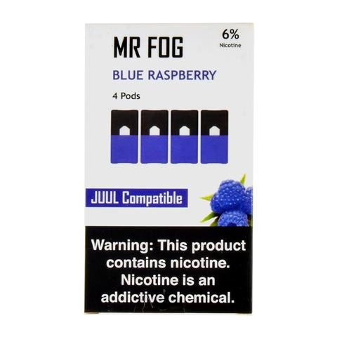 Mr Fog Blue Raspberry 4 Pods