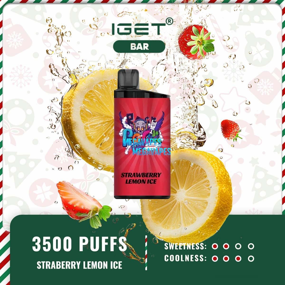 IGET BAR – STRAWBERRY LEMON ICE - Image 2