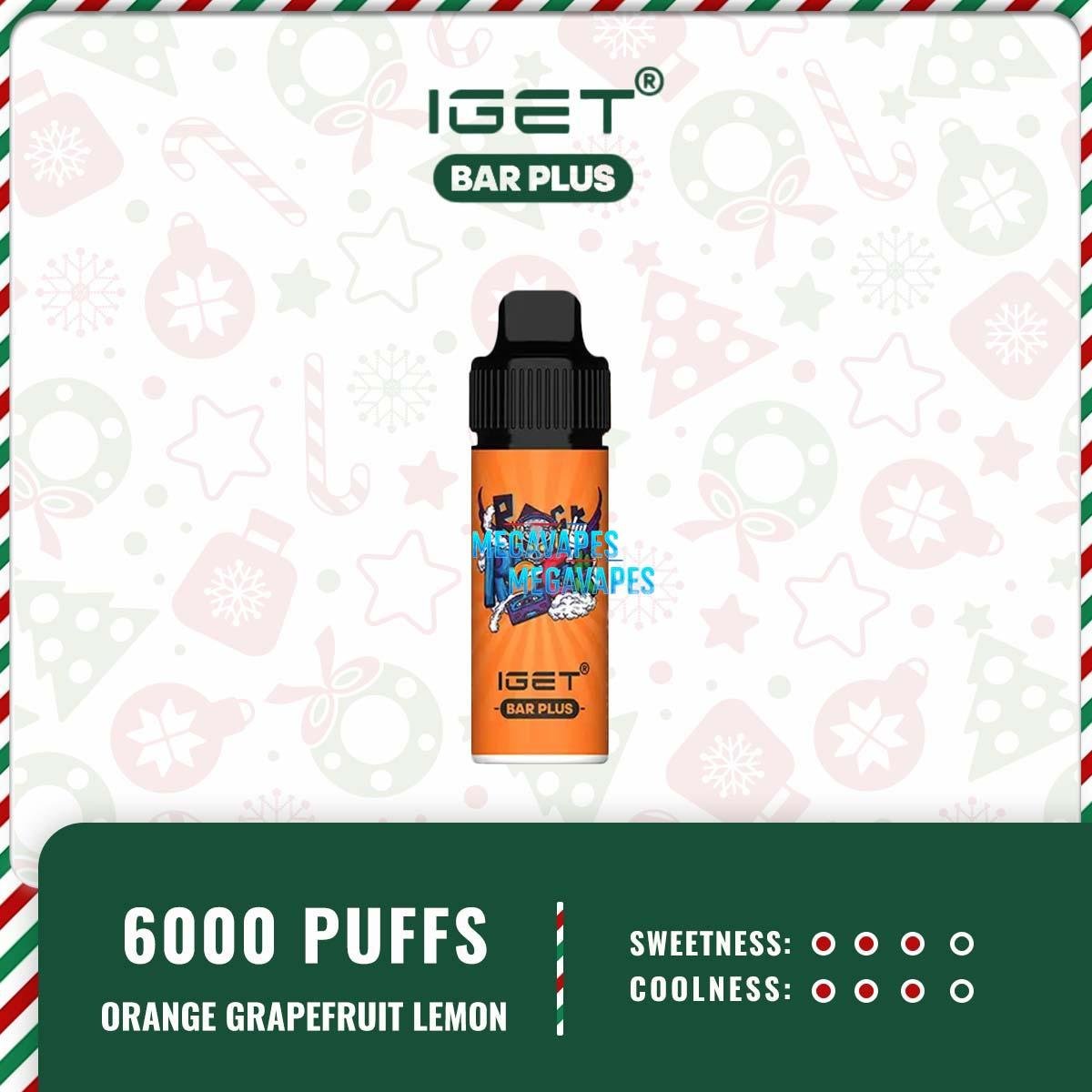 IGET BAR PLUS – ORANGE GRAPEFRUIT LEMON