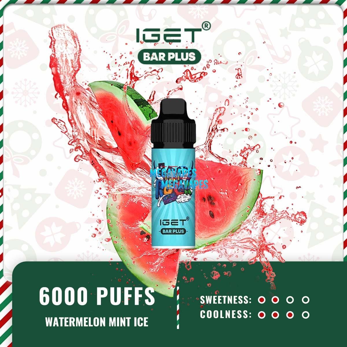 IGET BAR PLUS – WATERMELON MINT ICE - Image 2