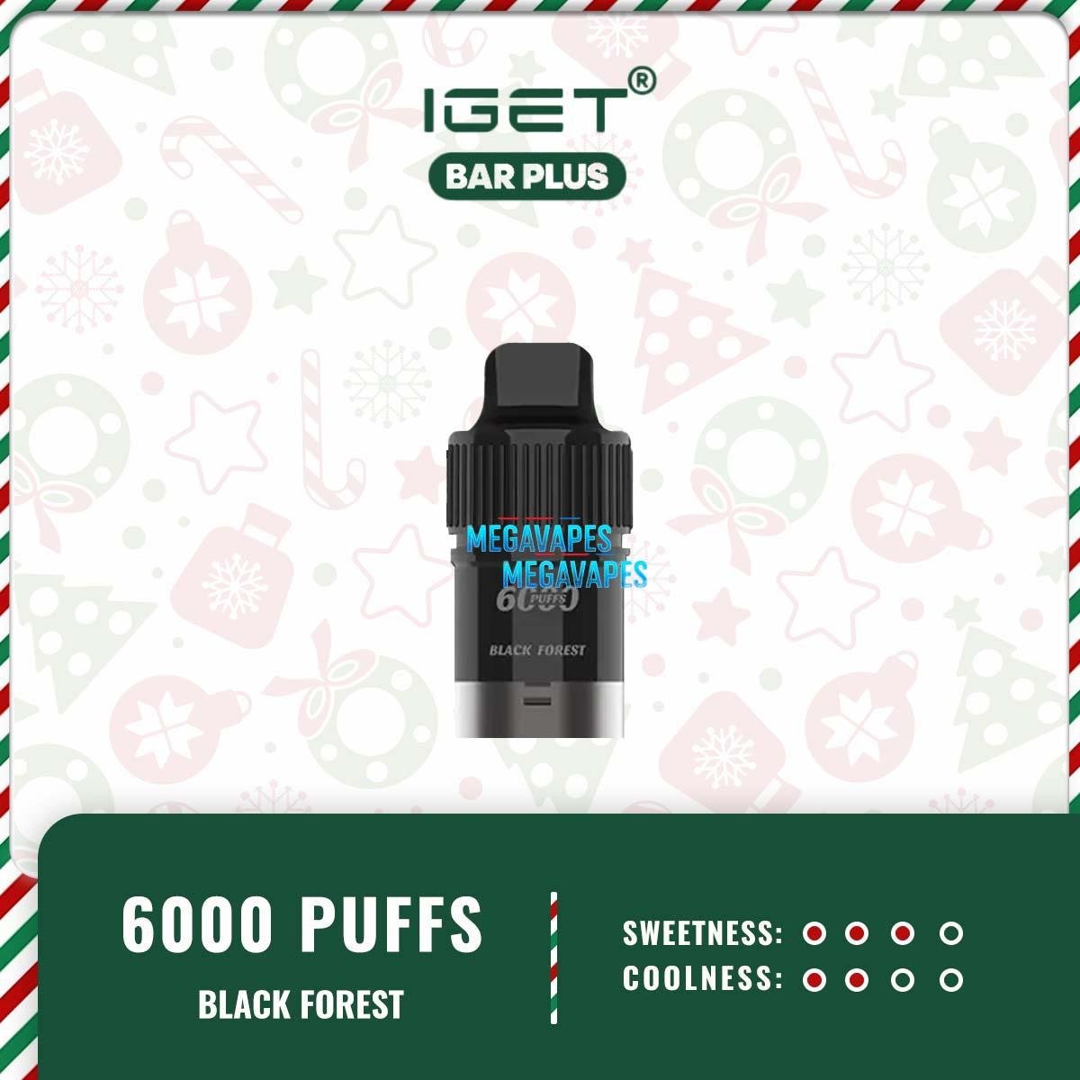IGET BAR PLUS POD ONLY – BLACK FOREST