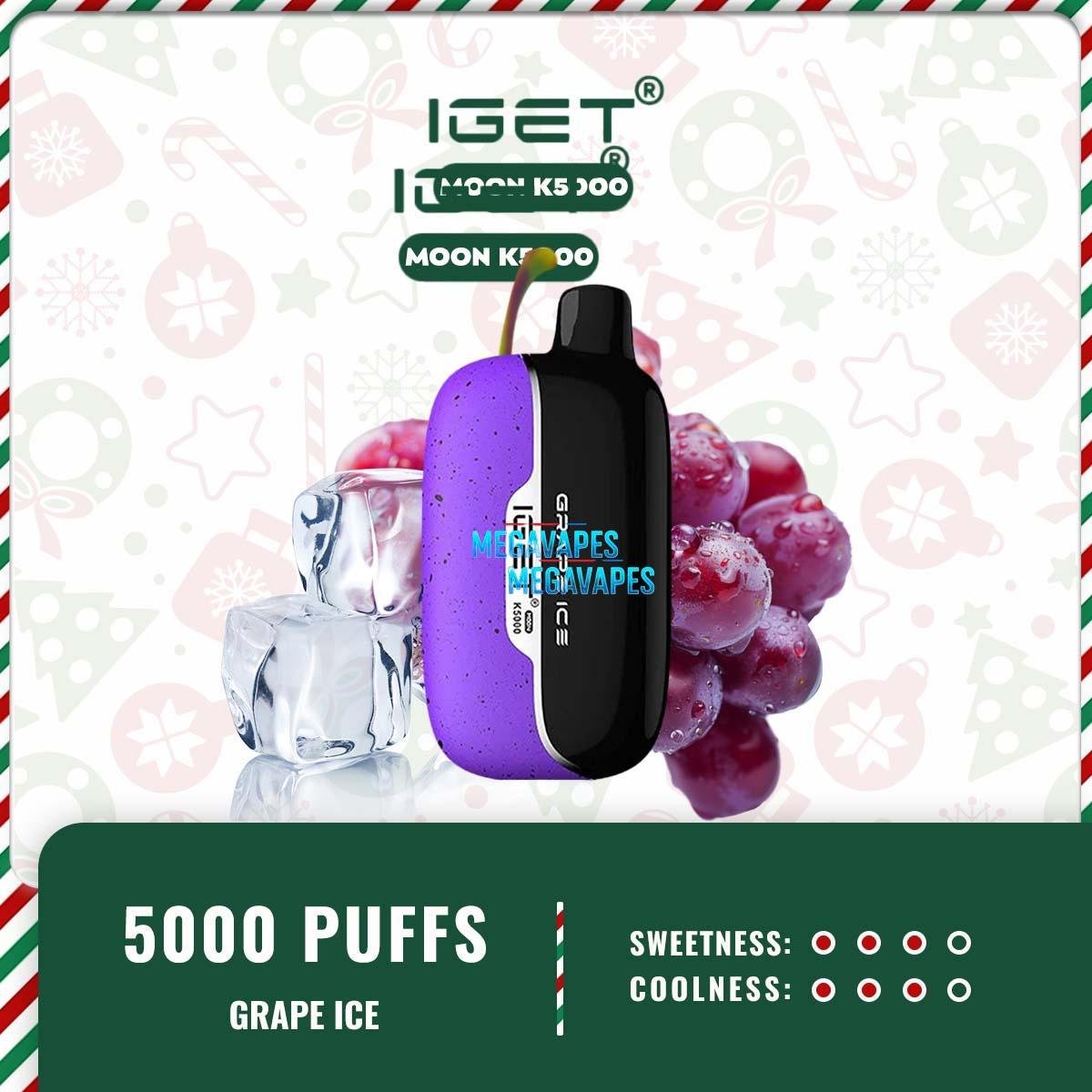 IGET MOON K5000 – GRAPE ICE - Image 2