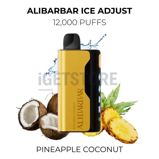 Alibarbar Ice Adjust 12000 Puffs – Pineapple Coconut