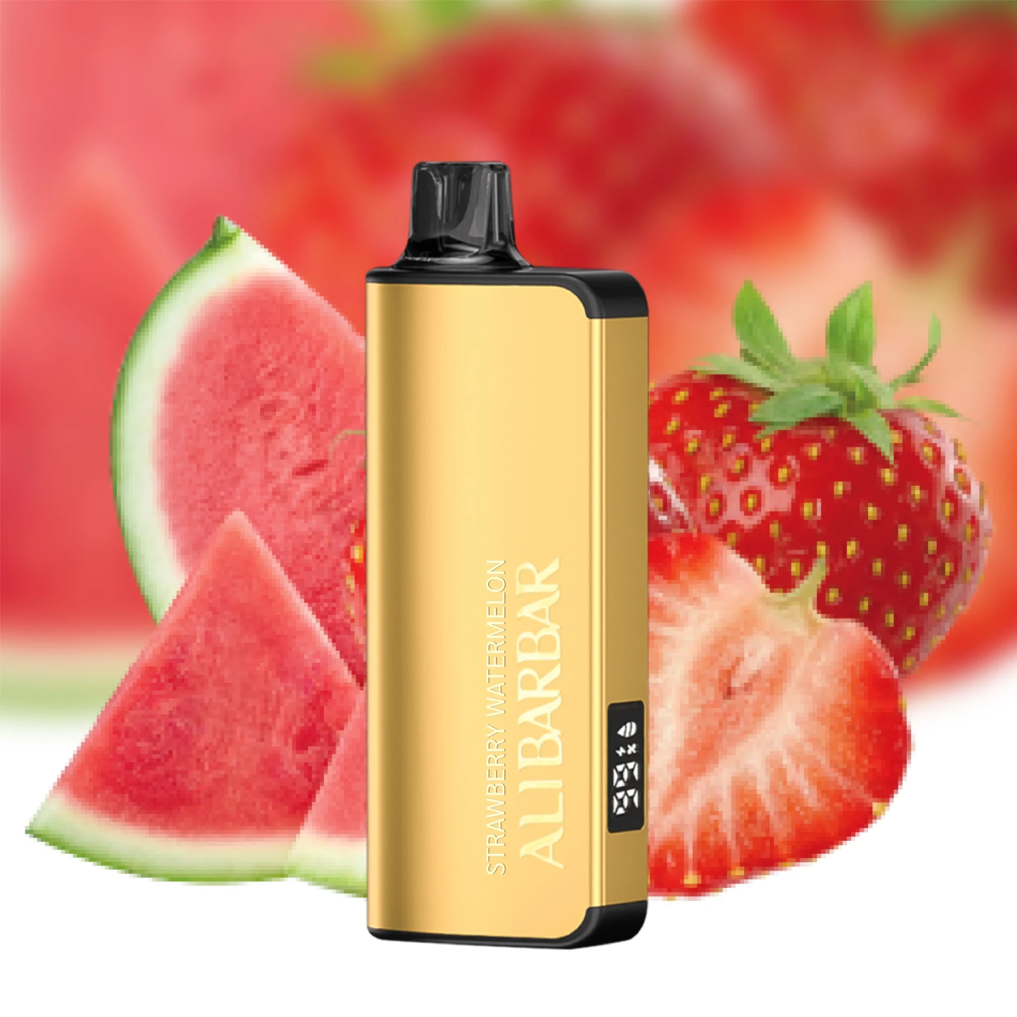 ALIBARBAR INGOT 9000 Puffs Strawberry watermelon