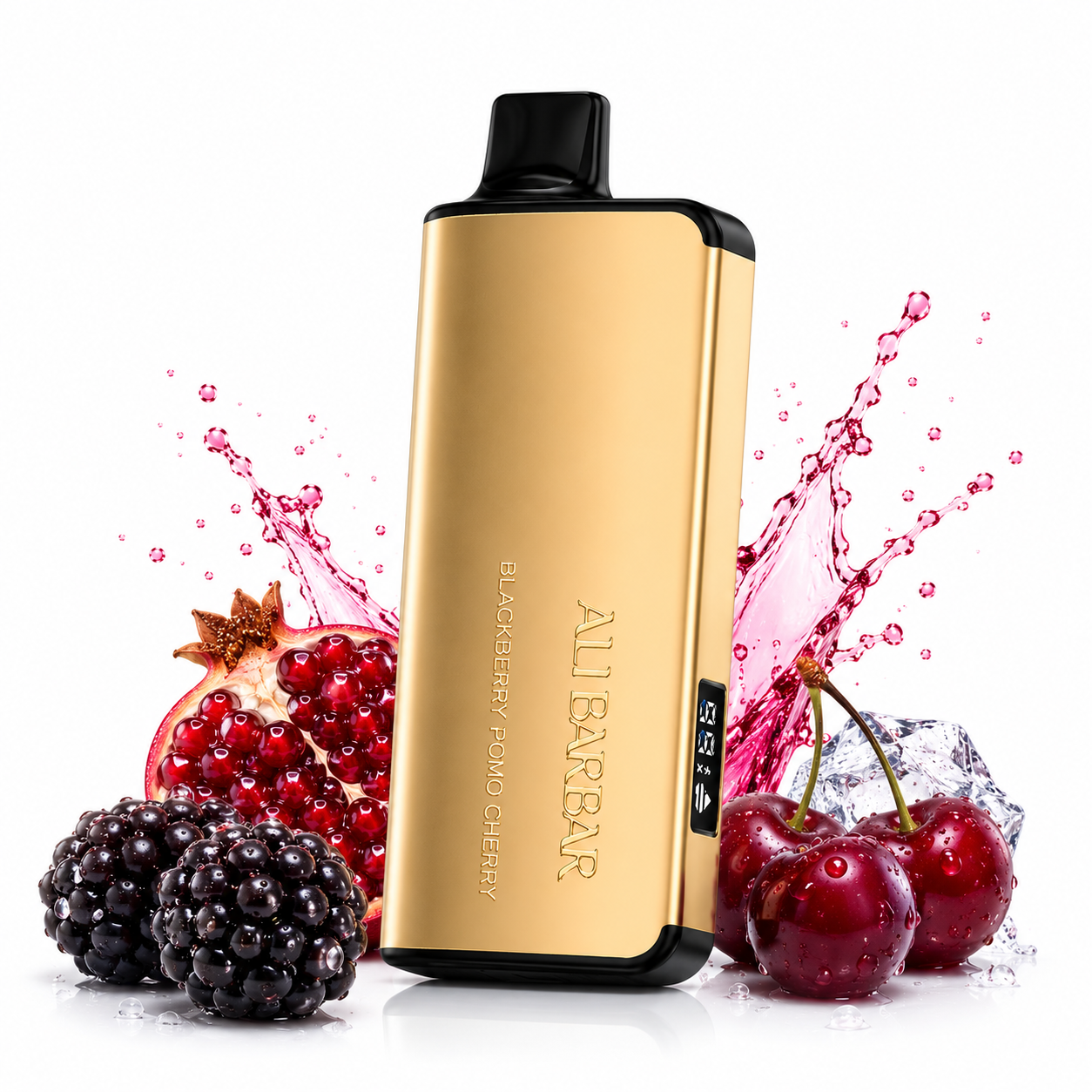 ALIBARBAR INGOT BlackBerry Pomo Cherry-9000 puffs – AusVape Direct