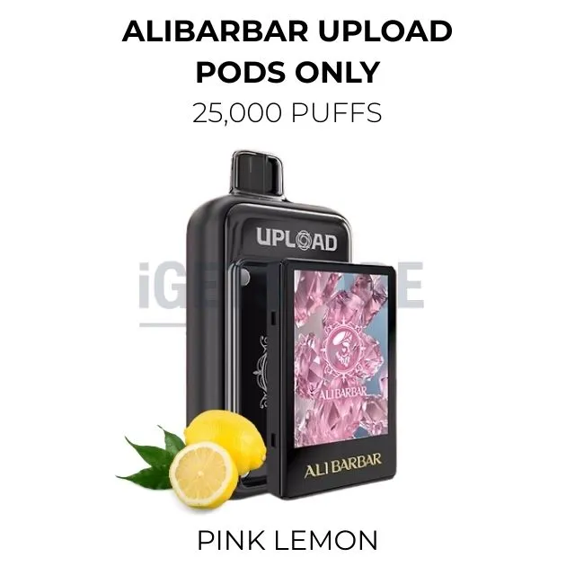 Alibarbar Upload Pods Only 25000 Puffs – Pink Lemon