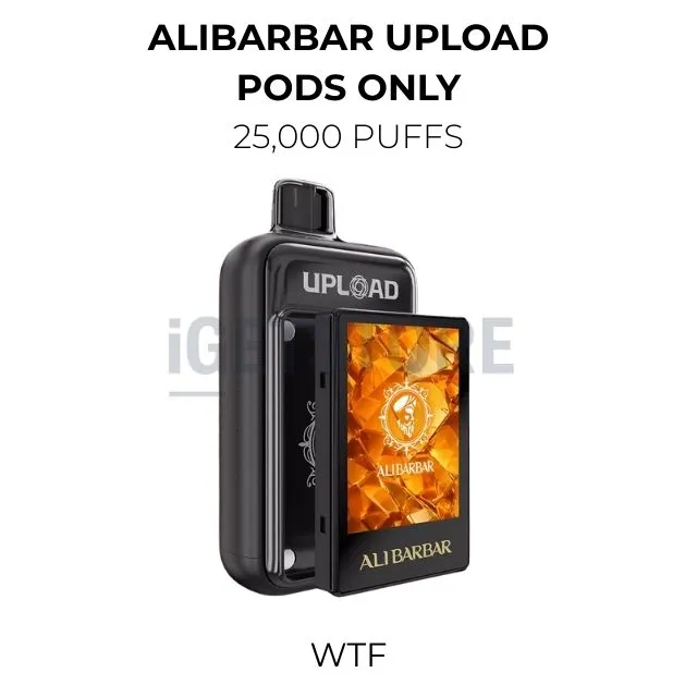 Alibarbar Upload Pods Only 25000 Puffs – WTF