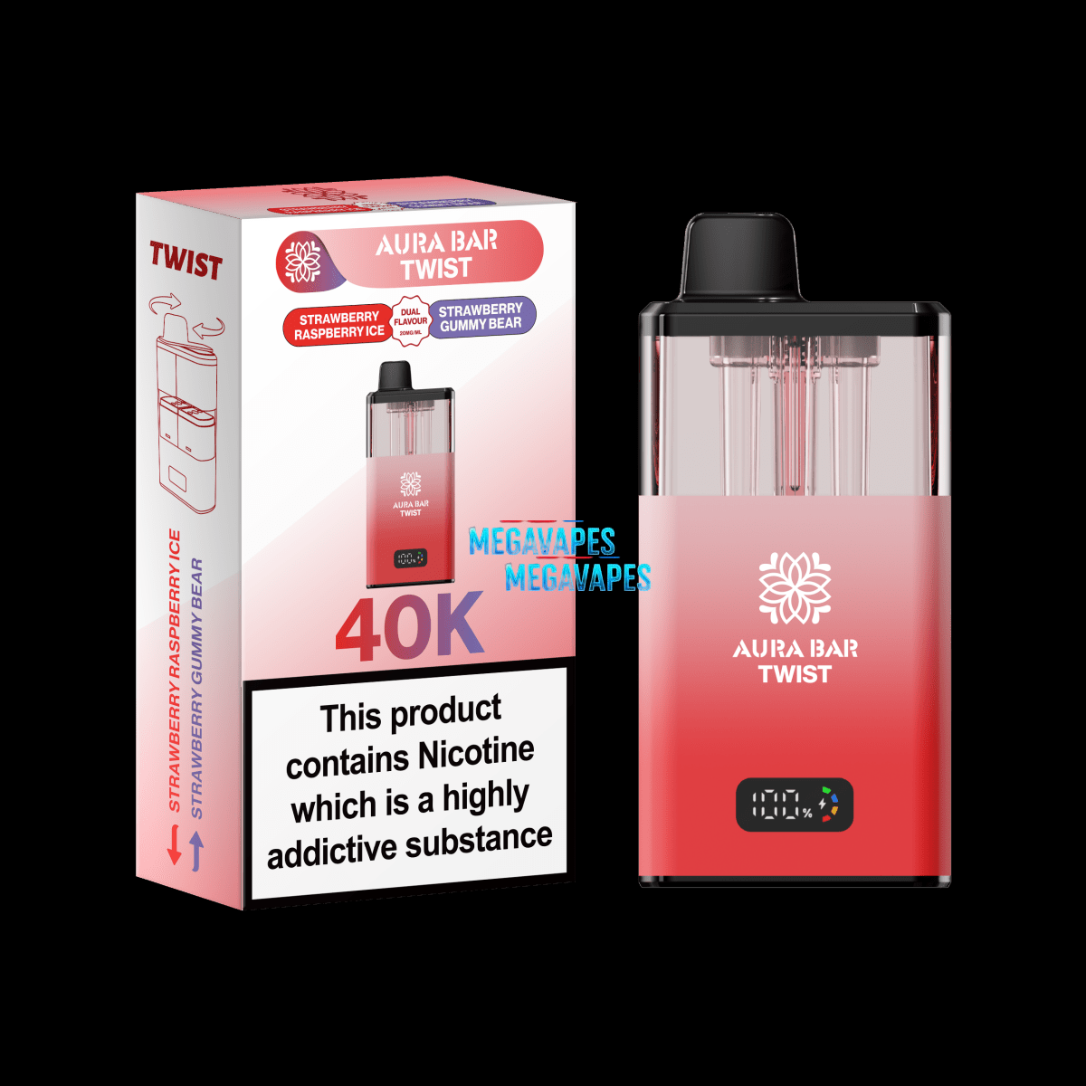 Aura Bar Twist 40k VAPE