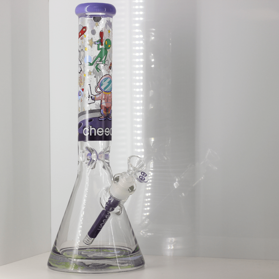 Cheech Glass 16″ Space Decal Beaker w/ 12mm Base - Image 2
