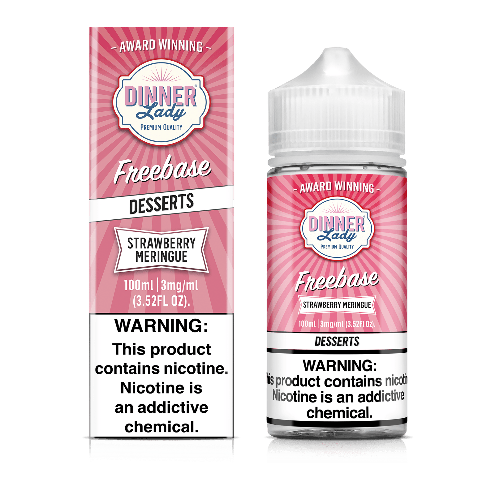 Dinner Lady Strawberry Meringue 100ml - Image 2