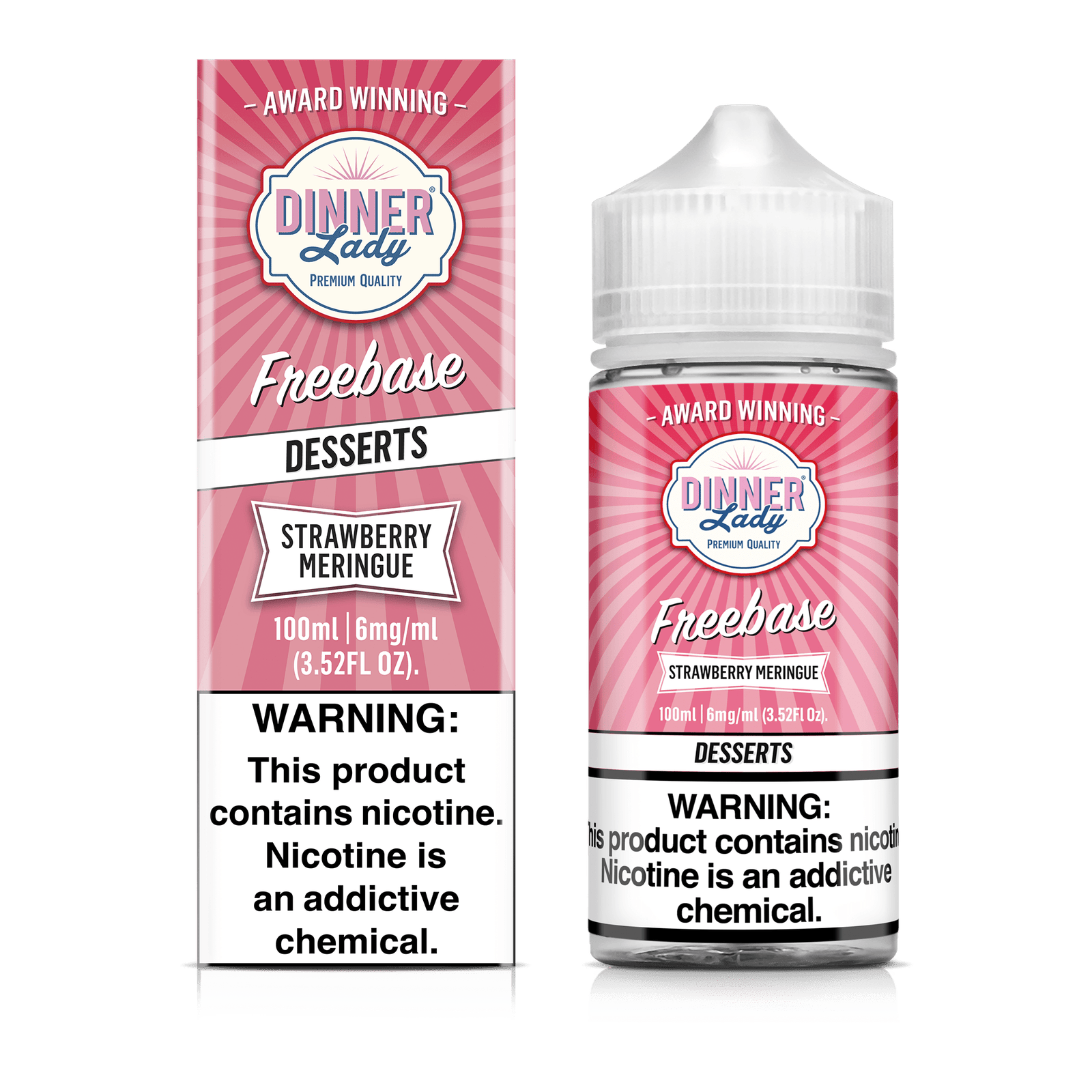 Dinner Lady Strawberry Meringue 100ml - Image 3