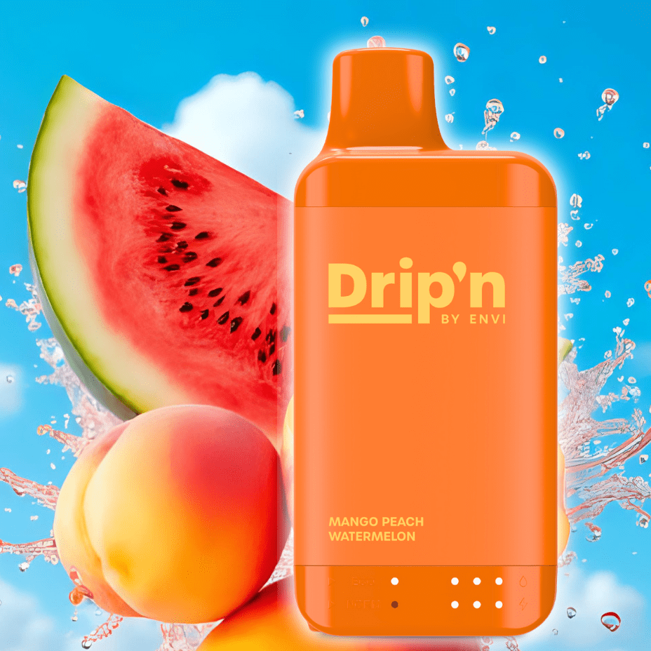 Drip’n by Envi 16K Disposable Vape – Mango Peach Watermelon - Image 3