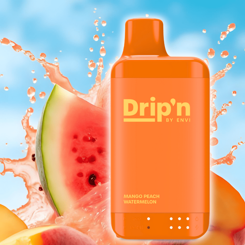 Drip’n by Envi 16K Disposable Vape – Mango Peach Watermelon - Image 2