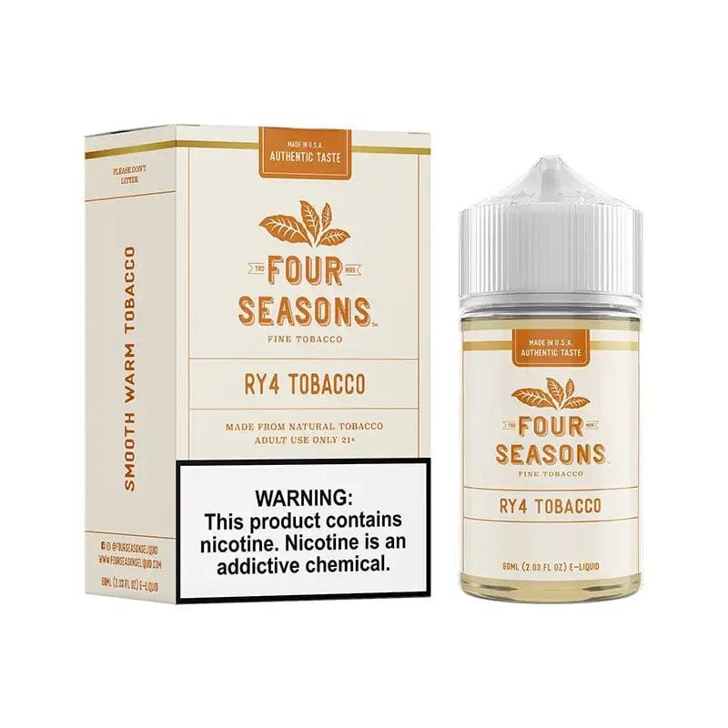 Four Seasons E-Liquids RY4 Tobacco 60ml Vape Juice - Image 2