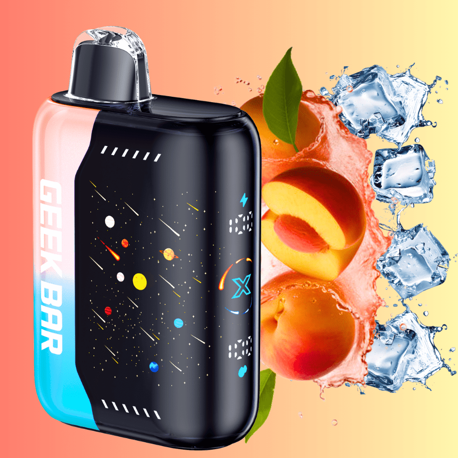 Geek Bar Pulse X 25K Disposable Vape – Sour Peach Ice - Image 2