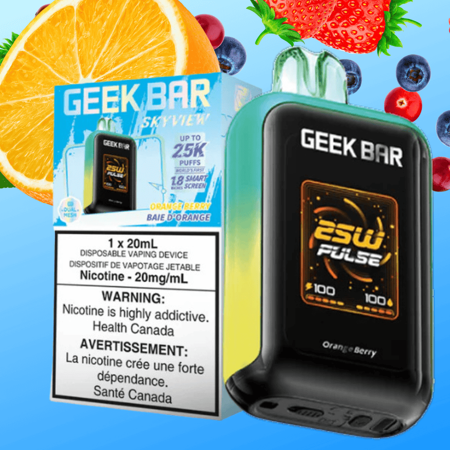 Geek Bar Skyview 25K – Orange Berry Ice