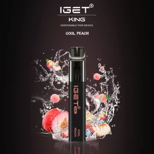 IGET KING COOL PEACH – 2600 PUFFS