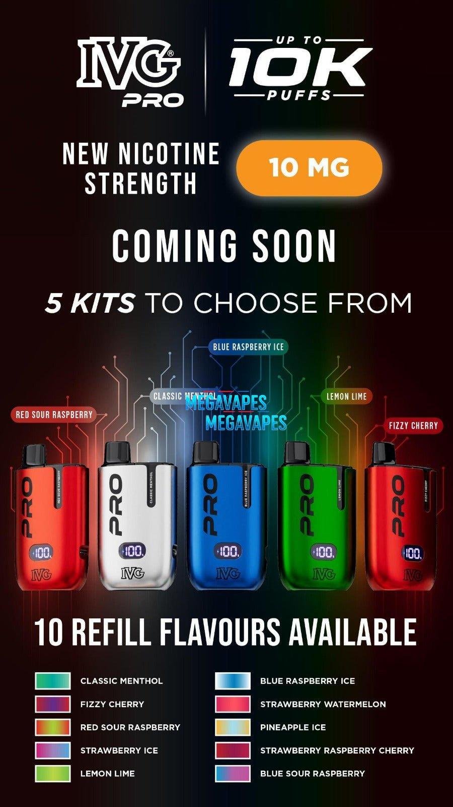 IVG Pro 10k Prefilled VAPE