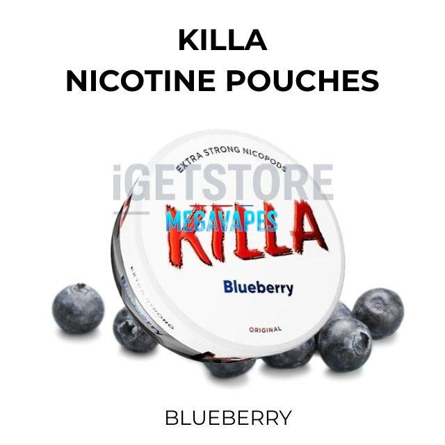 KILLA Nicotine Pouches – Blueberry