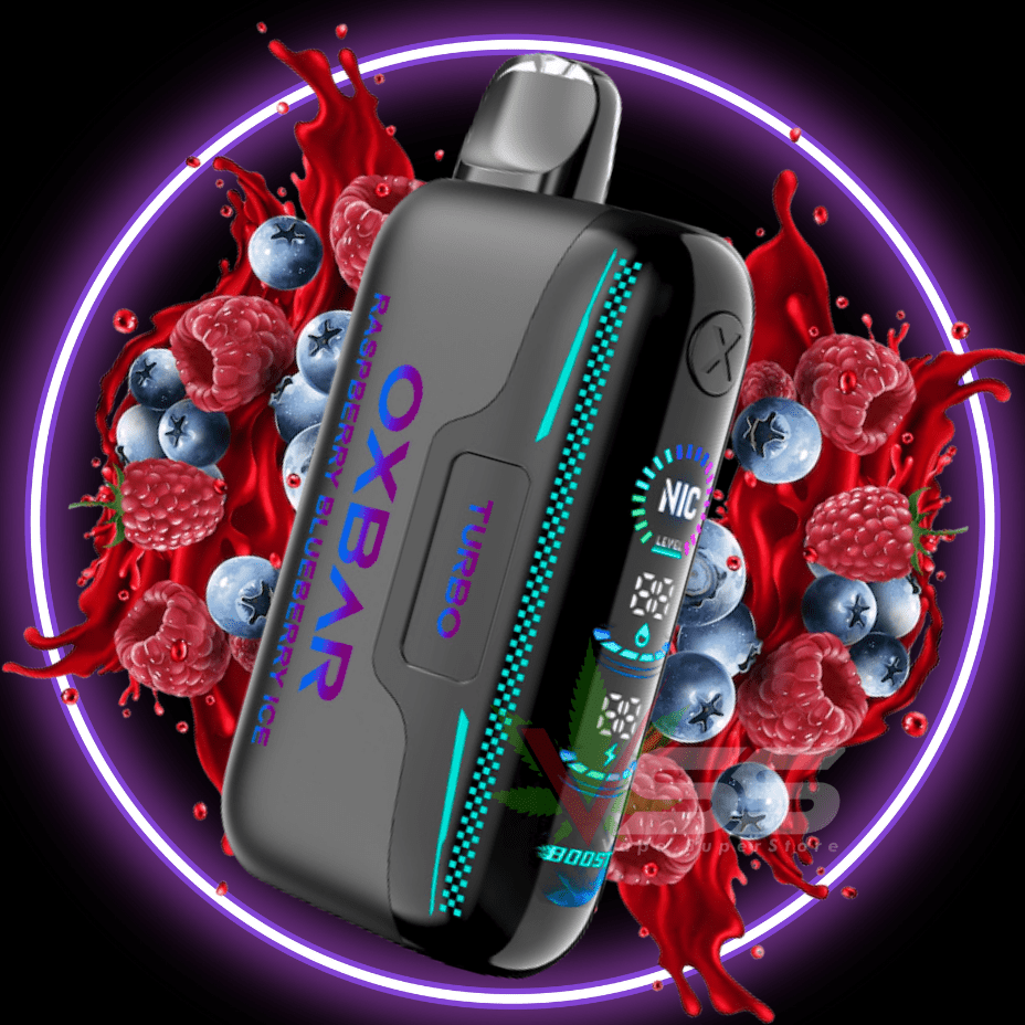 Oxbar G42k Disposable Vape-Raspberry Blueberry Ice - Image 2