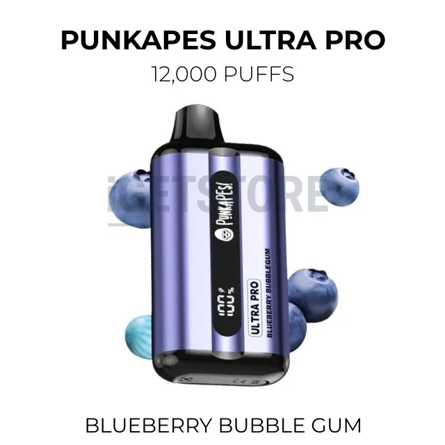 Punkapes Ultra Pro 12000 Puffs – Blueberry Raspbery Bubble Gum