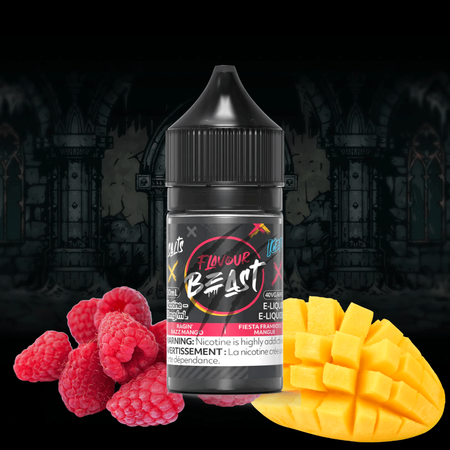 Ragin’ Razz Mango Iced Salts by Flavour Beast E-Liquid - Image 2
