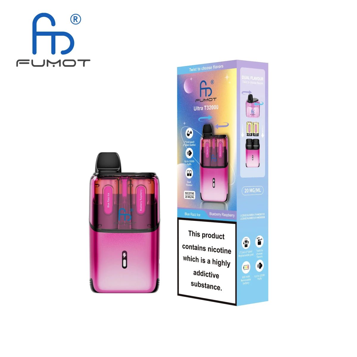 RandM Fumot T32,000 Ultra VAPE – (BOX OF 5)