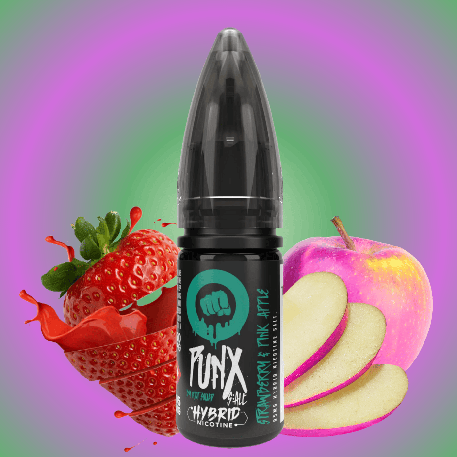 Strawberry Pink Apple Salt by Riot Punx E-Liquid