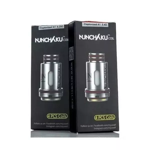 Uwell Nunchaku Replacement Coils For Nunchaku, Nunchaku 2 Tank (4pcs/Pack)