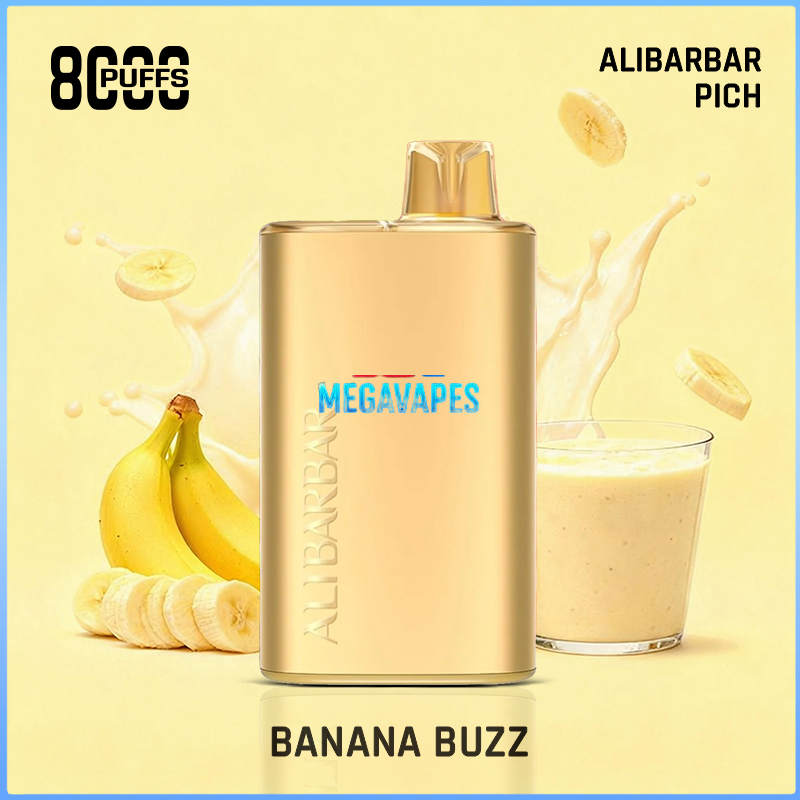 Alibarbar Rich Banana Buzz 8000 Puffs