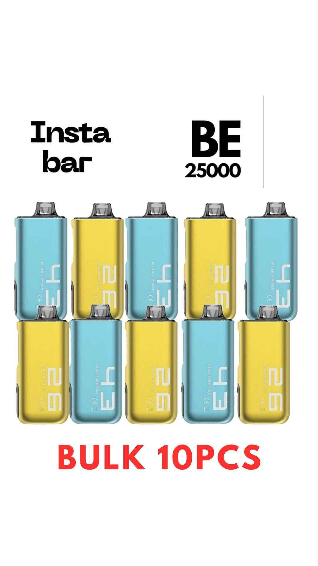 BULK 10 PCS – INSTA BAR 25000 PUFFS – CAN MIX FLAVOUR